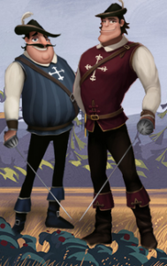 The Three Musketeers karakters